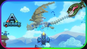 PixArk | King Bone Wyvern Battle, Taming Cobalt Minotaur #27 (Pixark Skyward)