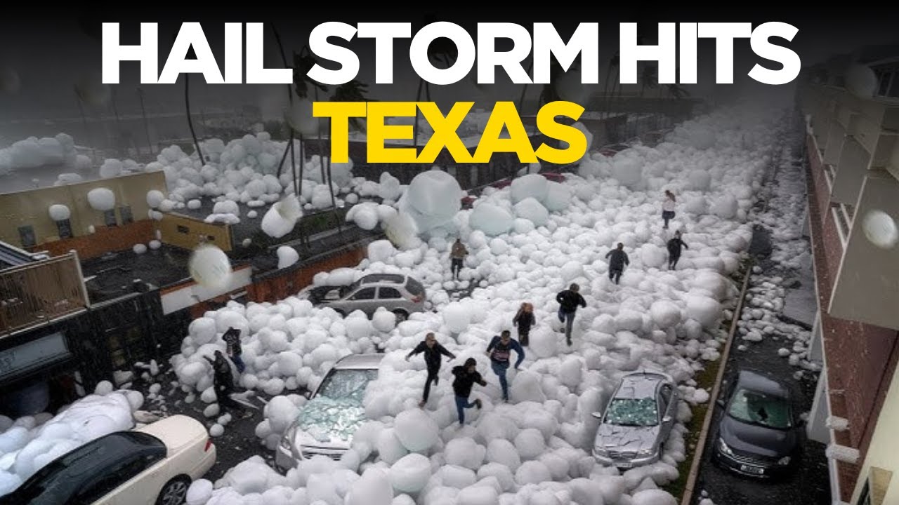 US News LIVE: Texas Wrecked by Massive Hailstorm! Baseball-Sized Hail ...