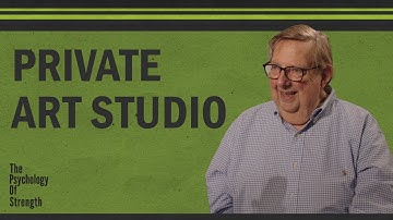 Een studio hebben, verschillende soorten verf en kleuren kiezen - Richard Seidel