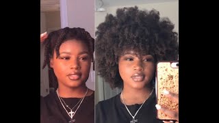 Everyday Afro routine |4C Afro tutorial|