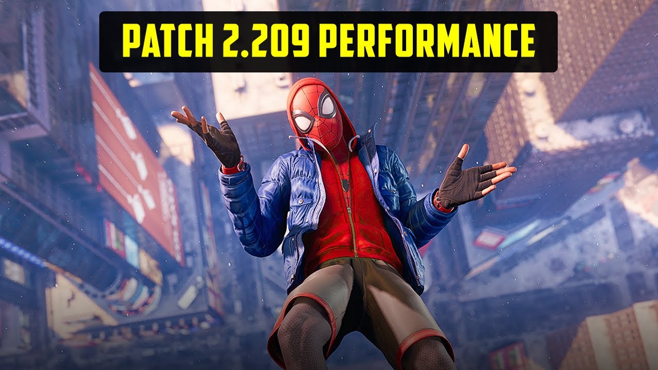Spider-Man Miles Morales Patch 2.209 Performance - YouTube