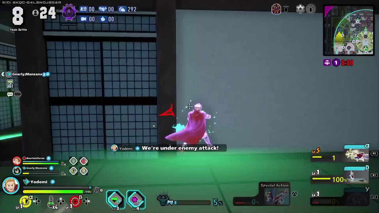 Boku no hero academia ultra rumble subiendo a ACE