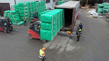 Eurodita log cabins: container loading procedure