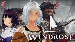 【Windrose】⚓Sailing into Flos Windrose world! 🌍🗺️⛵ part.1