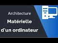 Architecture matrielle dun ordinateur processeur ram disque dur carte graphique priphriques