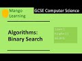Binary search algorithm