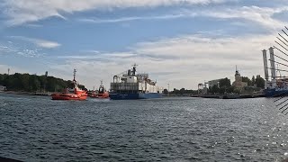 The vessel ... arrived at the port of Gdansk, Poland. 2023 September 22.