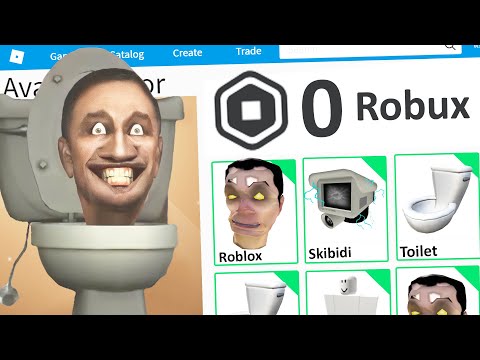 Skibidi Toilet With 0 Robux Roblox Account Challenge!