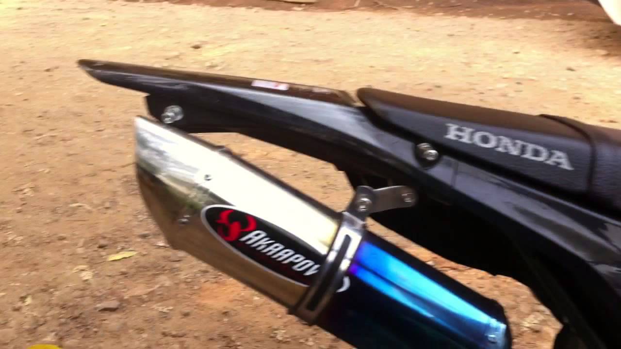 Akrapovic Exhaust Sound on Honda CRF250M
