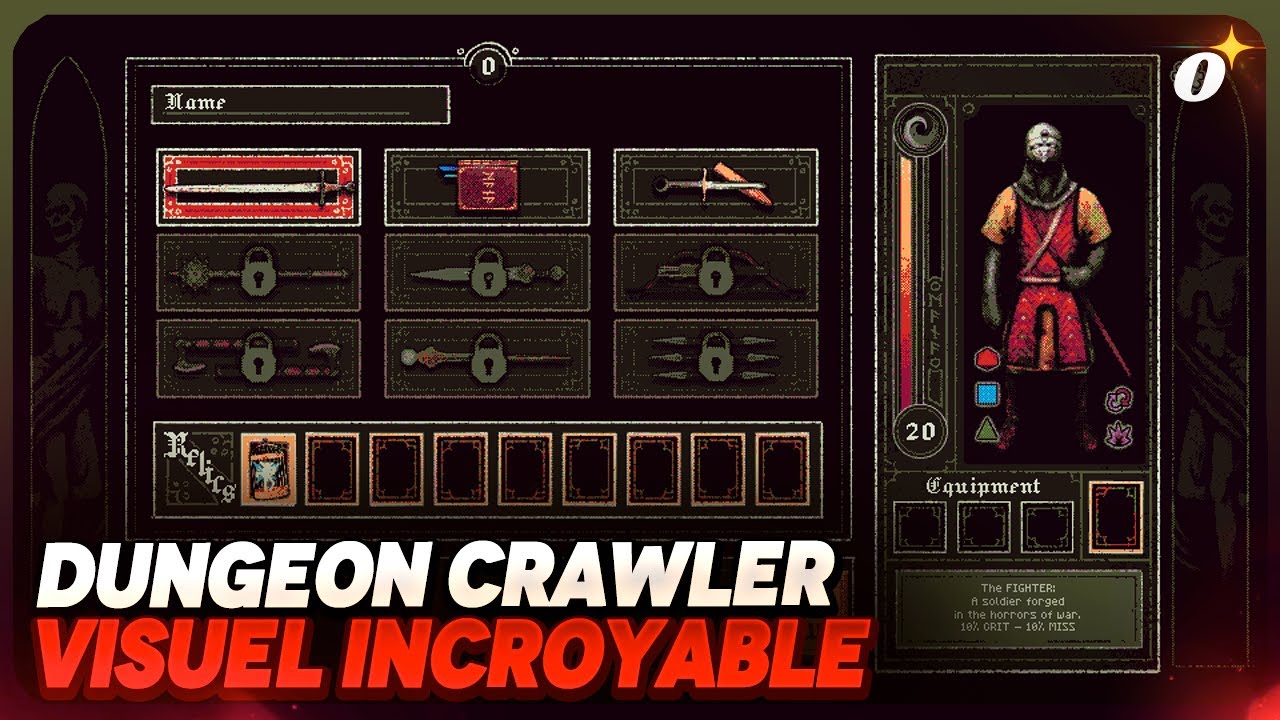 Explorez un Donjon Infini dans ce Roguelike à la direction artistique parfaite | The Fortress