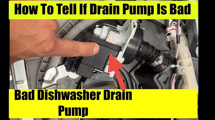 How To Replace GE Dishwasher Drain Pump.