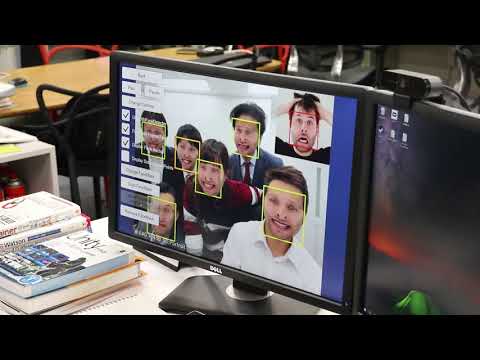 UNITYとOPEN CVを使った顔認識ARテスト