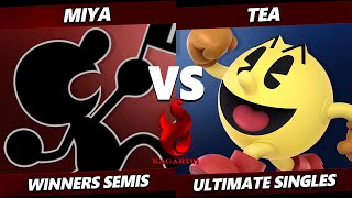 Kagaribi 11 Top 8 - Miya (Game & Watch) Vs. Tea (Pac-Man) Smash Ultimate - SSBU