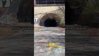 Abandoned tunnel #urbanexploration #abandoned #urbanexplorers #shorts #yt #abandonedplaces #fyp