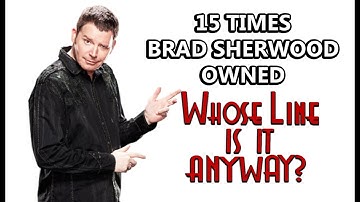 15 Times Brad Sherwood Owned "Whose Line Is It, Anyway?"