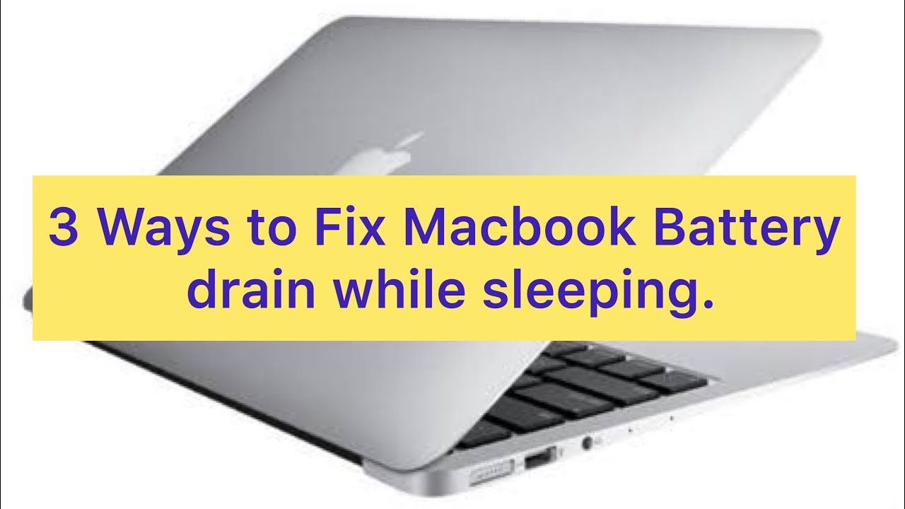 macbook battery drain when sleeping - YouTube