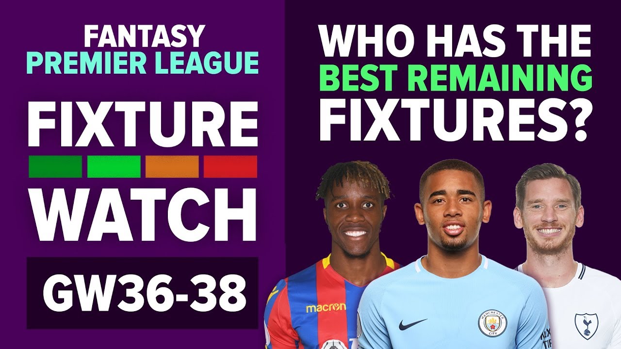 Who Has The Best Fixtures? | Gameweek 36-38 | FIXTURE WATCH | Fantasy Premier League