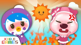 Summer Safety Tips for Kids | Pororo English Good Habits | KIGLE GAMES screenshot 1