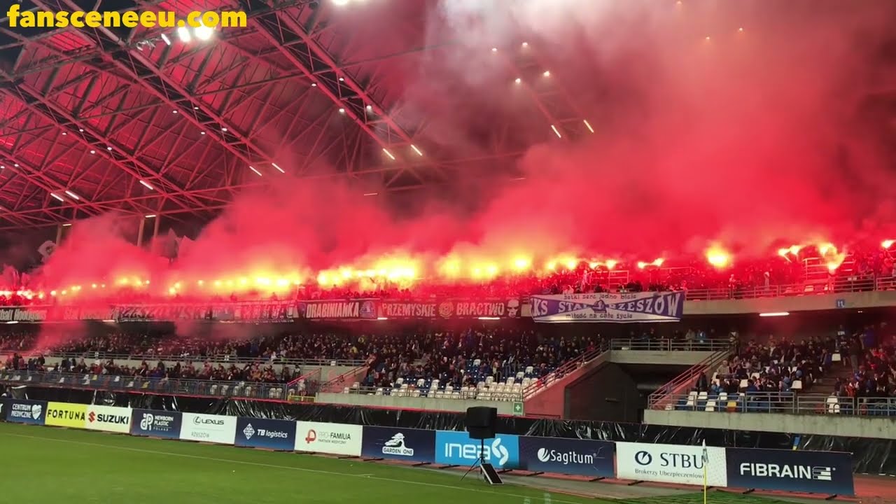 STAL RZESZÓW - Resovia Rzeszów (30.09.2023) oprawa i doping