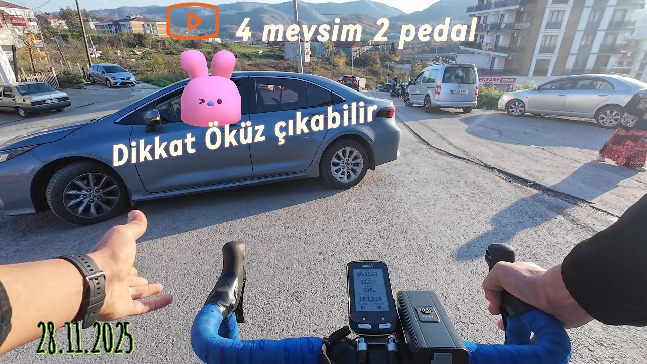 önüme kırdı zor kurtardım