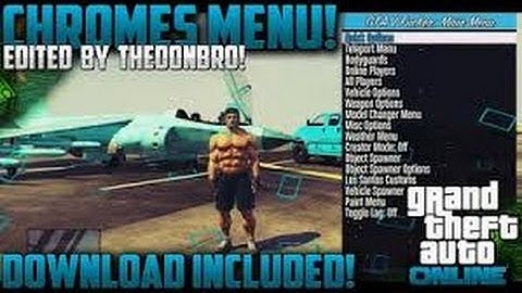 GTA 5 CHROME X MODZ MOD MENU 1.24 XBOX 360