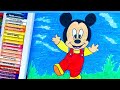 How to Draw Mickey Mouse | Cute Mickey Mouse Drawing