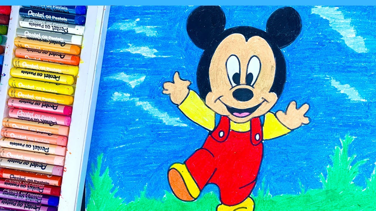 Cute Mickey Mouse Drawing - HelloArtsy