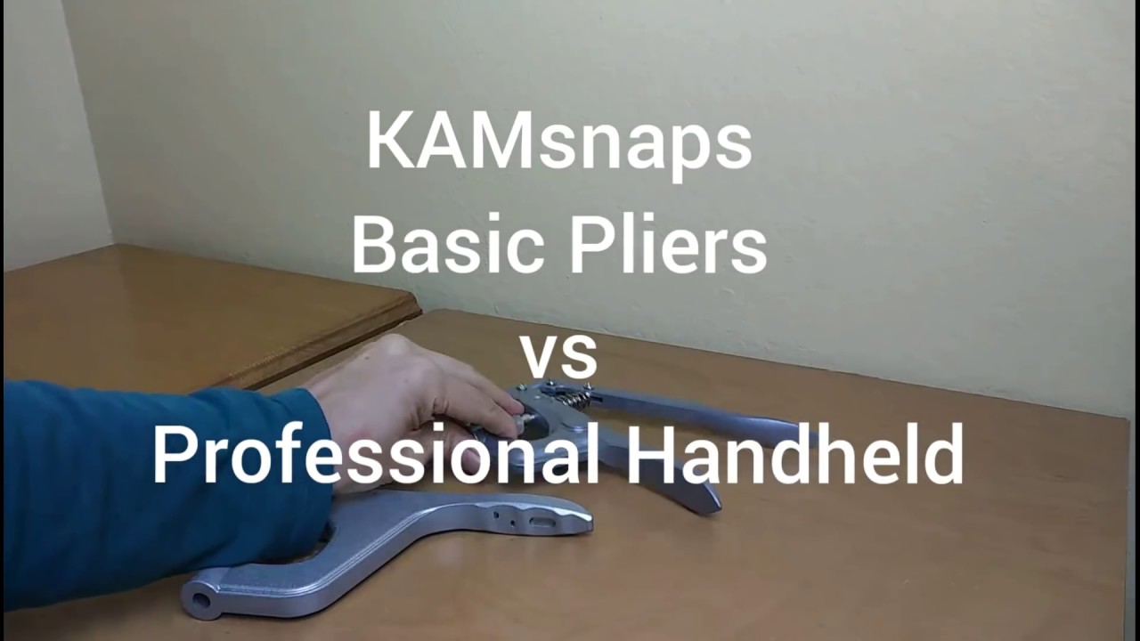 Basic KAM Snap Pliers (for Plastic Snaps Only) - KAMsnaps®