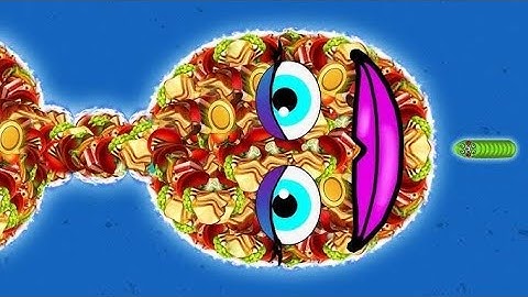 Snake Io Rocky Vs U. Foodie Top 01 Snake The Map! Epic Snakeio Gameplay