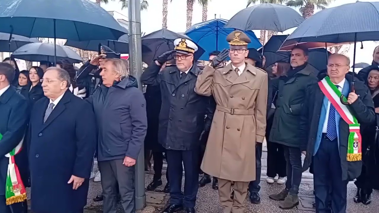 Giorno del Ricordo-Apposizione Corona di Alloro-Brusciano 10.2.2026-VideoIESUS di Antonio Castaldo