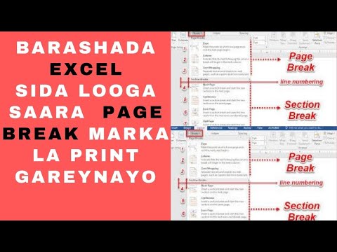 sida loo xaliyo page break excel xiliga printingka | how to solved page break excel