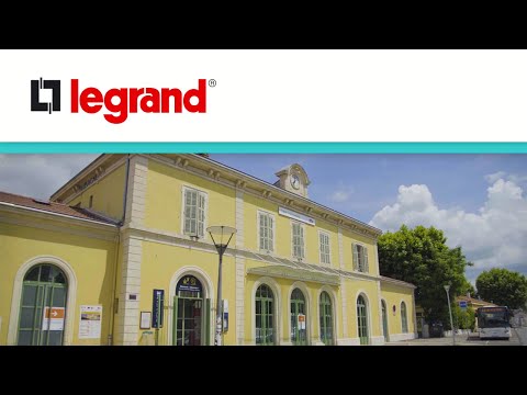 Aubagne, une gare connectée grâce au système de supervision EMS CX3 Legrand