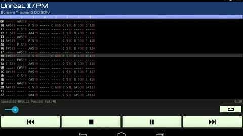 XMP Mod Player - A module player for Android