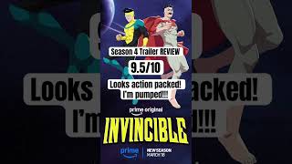 INVINCIBLE S4 TRAILER REVIEW #shorts #tvshow #review #invincible