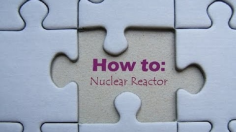 How to: Nuclear reactor (tekkit)