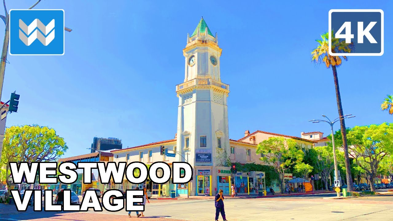 [4K] Westwood Village (UCLA Campus) in Los Angeles, California USA Walking Tour 🎧 YouTube