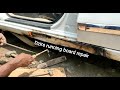Maruti  Suzuki Dzire running board repair | रनिग बोर्ड रिपेयर ऑन लोकल मार्केट |नई गाड़ी ठुक गई 😢