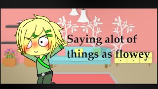 Saying a lot as flowey//Gacha club//Undertale