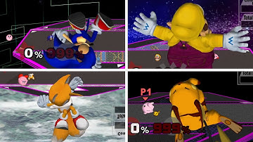 Star KO + Screen KO | Custom Characters in Super Smash Bros. Melee (NO MUSIC) | Mods