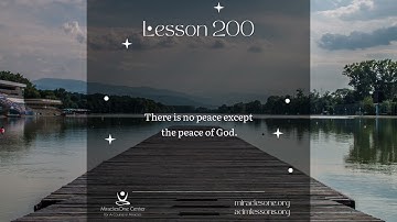 Reading of Workbook Lesson 200 | A Course in Miracles