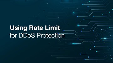 Using Rate Limit for DDoS Protection