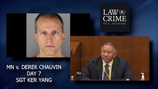 MN v. Derek Chauvin Trial Day 7 - Sgt Ker Yang - Crisis Intervention Coordinator