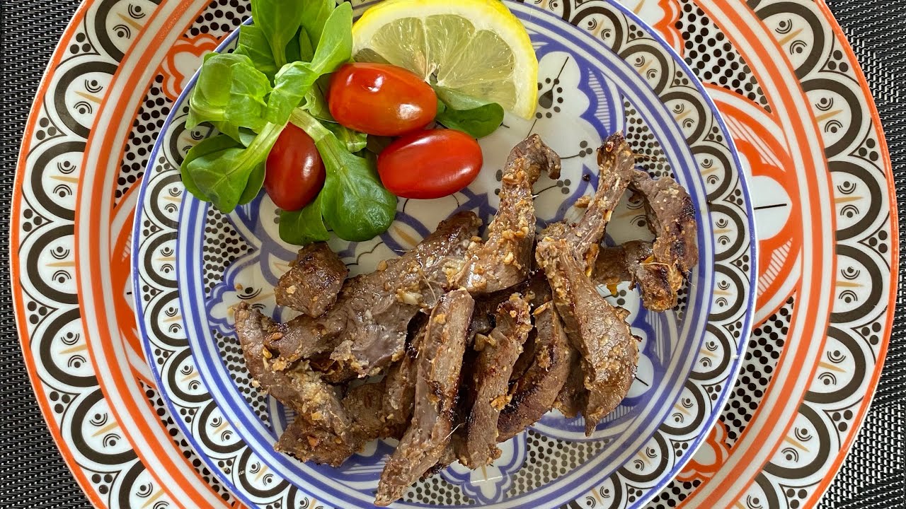 CUORE MARINATO ALLA PIASTRA LIGHT/DIETARY MARINATED GRILLED HEART/CORAZÓN MARINADO A LA PLANCHA