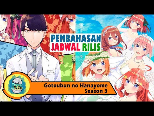 Gotoubun no Hanayome Season 3 Telah Diumumkan! Pemenangnya adalah