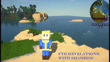 Minecraft FTB Revelations with shaders!