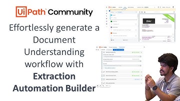How to use Extraction Automation Builder UiPath? Simplified Document Understanding and Studio Web