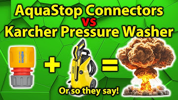 Karcher vs Hozelock AquaStop Connectors