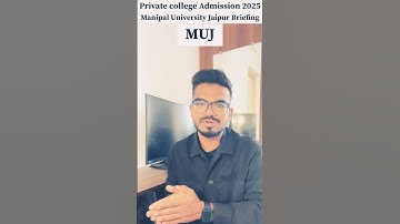 Manipal University Jaipur Briefing why or why not MUJ? #admission2025