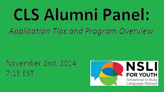 CLS Alumni Panel