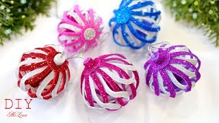 🎄 НОВОГОДНИЕ ИГРУШКИ ИЗ ФОАМИРАНА 🎄 Glitter Foam Ornaments 🎄